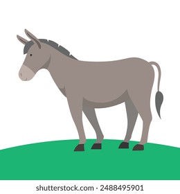 Charming Donkey Vector Art for Creative Projects