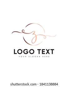 Plantilla de logotipo Z de tipo carta encantadora y elegante, logotipo vector para identidad empresarial y de empresa 