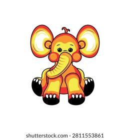 Charming Elephant Plush for Nursery Room Decor