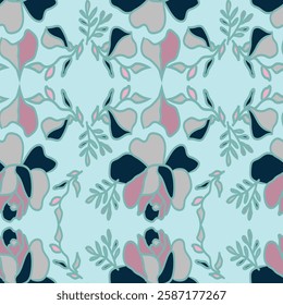 A charming floral design featuring soft colors and intricate details, ideal for various media projects