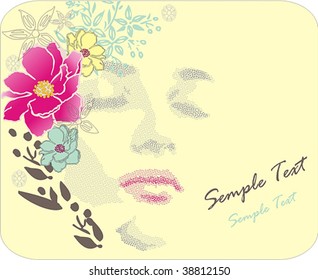 Charming girl print