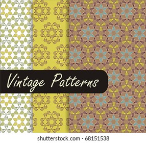 Charming Green Vintage Patterns