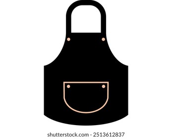 A charming, hand-drawn illustration of a vintage chef apron. Perfect for adding a touch of nostalgic charm to your culinary-themed projects. This versatile image can be used for a variety of purposes