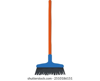 A charming, hand-drawn illustration of a vintage housekeeping broom. Perfect for adding a touch of nostalgic charm to your cleaning or home decor projects. This versatile image can be used for a varie