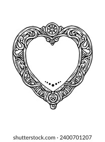 Charming Heritage Vintage Frame Visual Delight