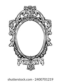 Charming Heritage Vintage Frame Visual Delight