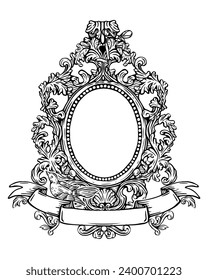 Charming Heritage Vintage Frame Visual Delight