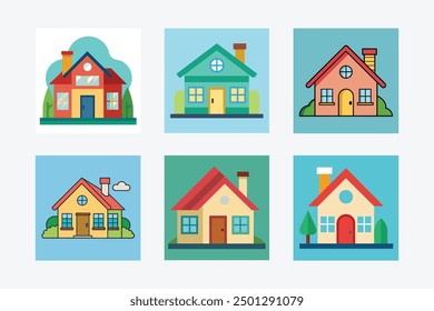 "Charming home vector illustrations with cartoon, clipart, and line art designs."






