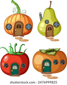Charming homes shaped like fruits and vegetables