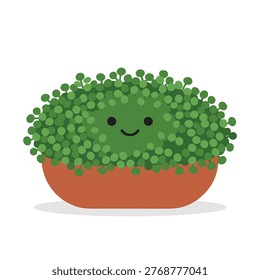 A charming illustration happy