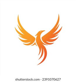 Charming Illustration phoenix, bird illustrations for icons or logos