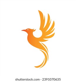 Charming Illustration phoenix, bird illustrations for icons or logos