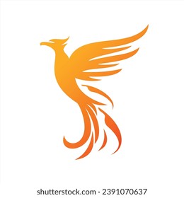 Charming Illustration phoenix, bird illustrations for icons or logos