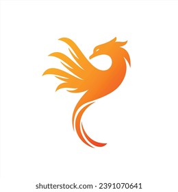 Charming Illustration phoenix, bird illustrations for icons or logos