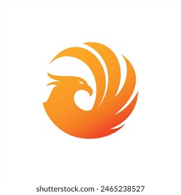 Charming Illustration phoenix, bird illustrations for icons or logos
