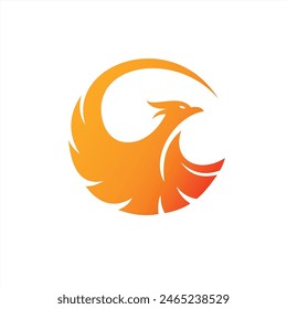 Charming Illustration phoenix, bird illustrations for icons or logos