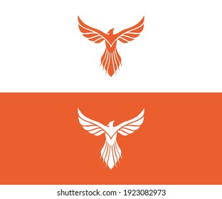 Charming Illustration Phoenix Logo Concept