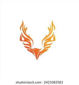 Charming Illustration phoenix logo concept, bird illustrations for icons or logos