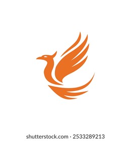 Charming Illustration Phoenix Logo Concept