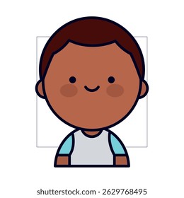 Charming Kawaii Estilo masculino Avatar Ícone