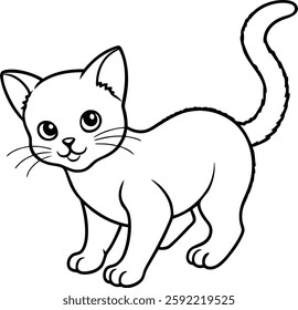 Charming kittens coloring page for animal lovers