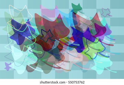 charming leaves vector background above texture, multicolor beside dissimilar information