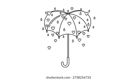 A charming line art