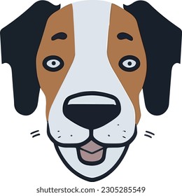 A charming logo of a cute dog, radiating positivity and reminding us of the simple joys that come from our furry companions.