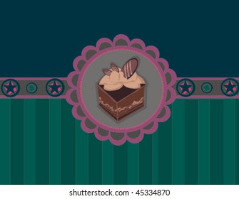 Charming Pattern With cake