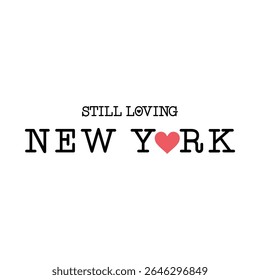 Charming pink graphic with bold brush lettering, stars, and hearts. A romantic tribute to Times Square, perfect for love-themed apparel, NYC souvenirs, or city dreamers.