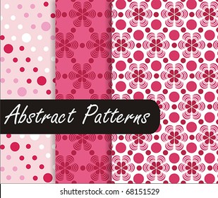 Charming Pink Patterns Stock Vector (Royalty Free) 68151529 | Shutterstock