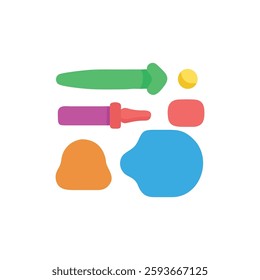 A charming Play-Dough tools icon representing crafting and creative activities.