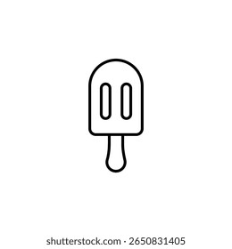 Charming Popsicle Illustration With A Clean And Minimalistic Aesthetic