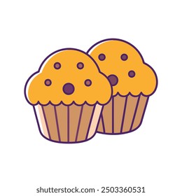 Charming pumpkin pie vector illustration – perfect for autumn-themed designs