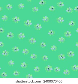 El encanto de un patrón floral sin fisuras, con daisies en tonos pastel, perfecto para el diseño de tejidos primaverales y veraniegos o de papel pintado.