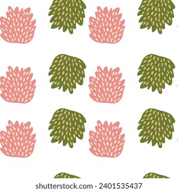 Encantador patrón floral sin fisuras con un toque vintage, perfecto para textiles y papel pintado, mezcla de arte y naturaleza en un diseño vibrante y veraniego.