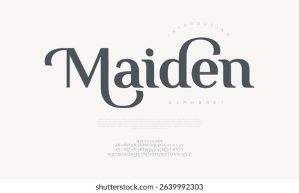 A charming serif font with refined curves for elegant and soft visual identities