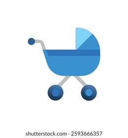 A charming stroller icon perfect for various creative uses.