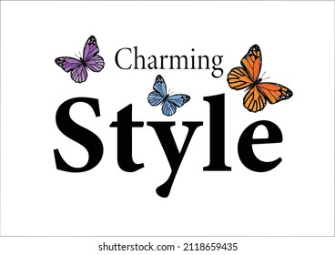 charming style Monarch Butterflies daisies positive quote flower design margarita mariposa stationery,mug,t shirt,phone case fashion slogan style spring summer sticker and etc Tawny Orange Monarch 