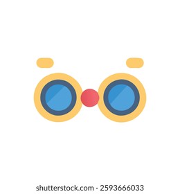 A charming toy glasses icon ideal for kids' fun and activities.