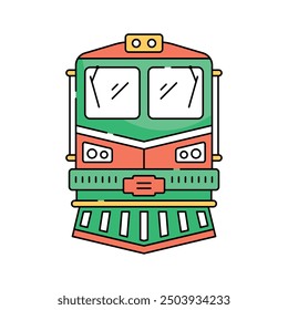 Charming Train icon, transportation, travel related content, ready to use vector