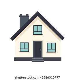 Charming Vector Illustration of a House