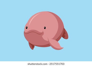 Uma encantadora ilustração vetorial do único Blobfish, mostrando suas características distintas. Perfeito para arte digital, impressões e projetos educacionais.