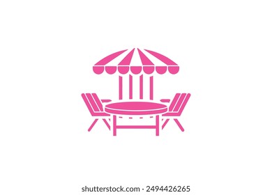 Charming vector illustrations of patio furniture in cartoon, clipart, and line art styles