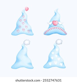 Obra de arte de sombrero de acuarela encantadora con detalles elegantes y elegantes. Perfecto para imprimibles, Descargas digitales y proyectos artesanales. Agregue elegancia a sus diseños con esta ilustración única de sombreros.