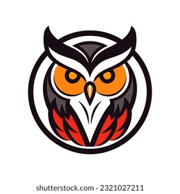 A charming and whimsical owl vector clip art illustration, with a playful expression and colorful plumage, guaranteed to add a touch of enchantment to your designs