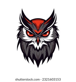 A charming and whimsical owl vector clip art illustration, with a playful expression and colorful plumage, guaranteed to add a touch of enchantment to your designs