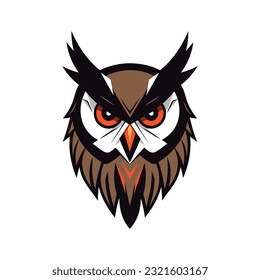 A charming and whimsical owl vector clip art illustration, with a playful expression and colorful plumage, guaranteed to add a touch of enchantment to your designs