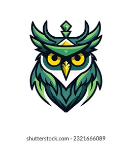 A charming and whimsical owl vector clip art illustration, with a playful expression and colorful plumage, guaranteed to add a touch of enchantment to your designs
