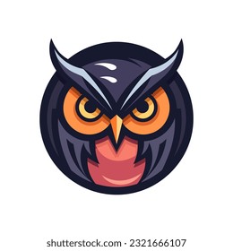 A charming and whimsical owl vector clip art illustration, with a playful expression and colorful plumage, guaranteed to add a touch of enchantment to your designs